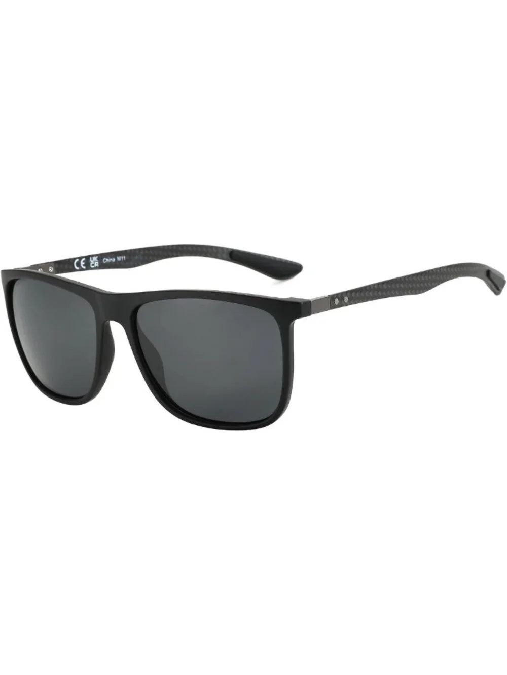 Ultralight Square Polarized Sunglasses for Men | UV400 Protection, Carbon Fiber